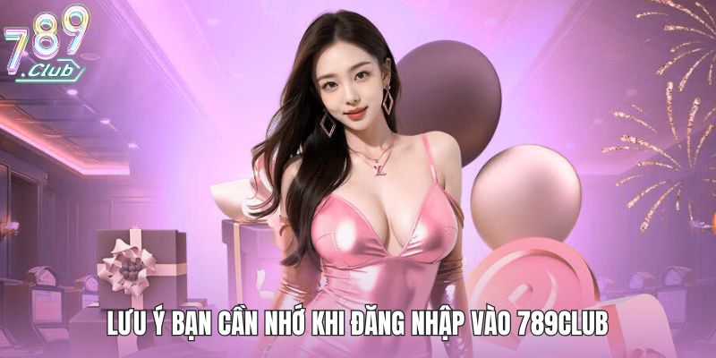Đăng Nhập 789club - Hướng Dẫn Toàn Tập Cho Người Mới 2025 3 Lưu ý bạn cần nhớ khi đăng nhập vào 789club